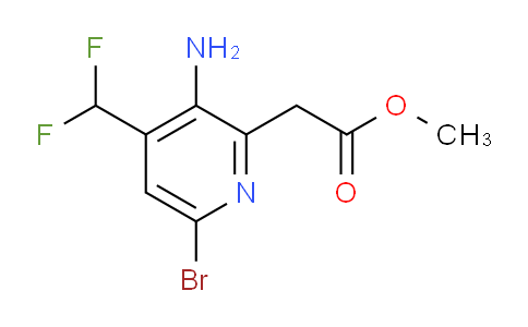 AM134045 | 1806061-78-8 | Methyl 3-amino-6-bromo-4-(difluoromethyl)pyridine-2-acetate