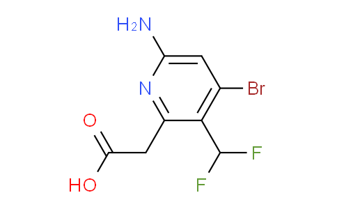 AM134057 | 1805092-58-3 | 6-Amino-4-bromo-3-(difluoromethyl)pyridine-2-acetic acid