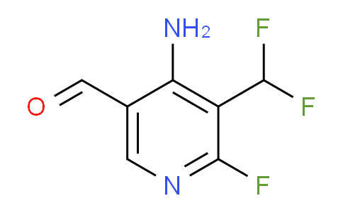 4-Amino-3-(difluoromethyl)-2-fluoropyridine-5-carboxaldehyde