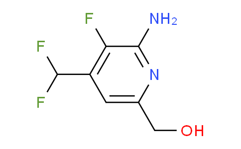 2-Amino-4-(difluoromethyl)-3-fluoropyridine-6-methanol