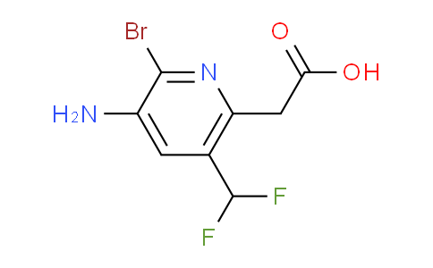 AM134075 | 1803669-38-6 | 3-Amino-2-bromo-5-(difluoromethyl)pyridine-6-acetic acid
