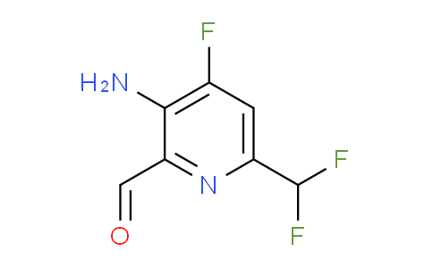 AM134077 | 1806833-47-5 | 3-Amino-6-(difluoromethyl)-4-fluoropyridine-2-carboxaldehyde