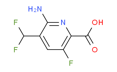 AM134081 | 1805339-99-4 | 2-Amino-3-(difluoromethyl)-5-fluoropyridine-6-carboxylic acid
