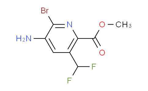 AM134105 | 1805090-53-2 | Methyl 3-amino-2-bromo-5-(difluoromethyl)pyridine-6-carboxylate