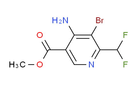 AM134119 | 1803710-98-6 | Methyl 4-amino-3-bromo-2-(difluoromethyl)pyridine-5-carboxylate