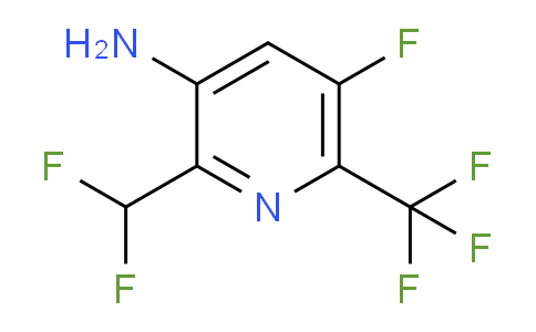 3-Amino-2-(difluoromethyl)-5-fluoro-6-(trifluoromethyl)pyridine