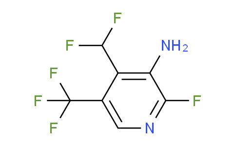 3-Amino-4-(difluoromethyl)-2-fluoro-5-(trifluoromethyl)pyridine