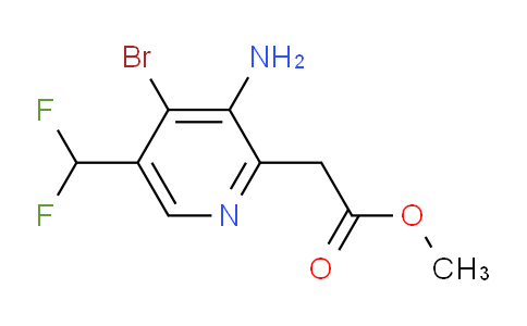 AM134131 | 1804721-72-9 | Methyl 3-amino-4-bromo-5-(difluoromethyl)pyridine-2-acetate