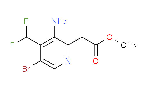 AM134136 | 1805102-10-6 | Methyl 3-amino-5-bromo-4-(difluoromethyl)pyridine-2-acetate