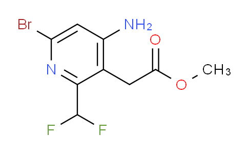 Methyl 4-amino-6-bromo-2-(difluoromethyl)pyridine-3-acetate