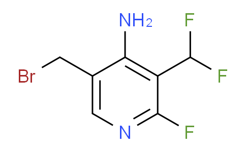 4-Amino-5-(bromomethyl)-3-(difluoromethyl)-2-fluoropyridine
