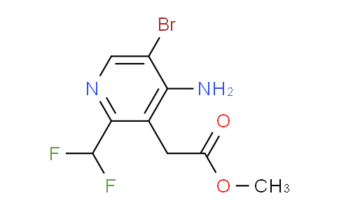 AM134144 | 1806886-41-8 | Methyl 4-amino-5-bromo-2-(difluoromethyl)pyridine-3-acetate