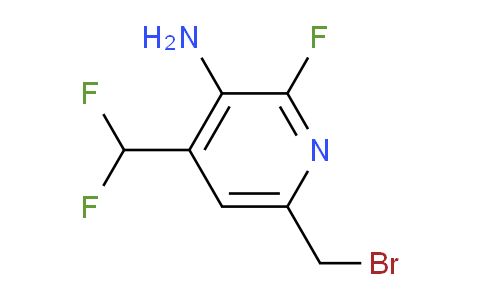 3-Amino-6-(bromomethyl)-4-(difluoromethyl)-2-fluoropyridine