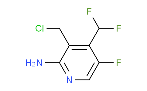 2-Amino-3-(chloromethyl)-4-(difluoromethyl)-5-fluoropyridine