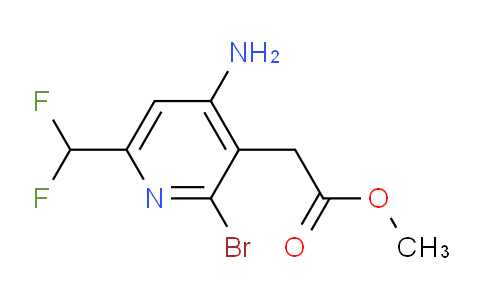 AM134155 | 1805102-20-8 | Methyl 4-amino-2-bromo-6-(difluoromethyl)pyridine-3-acetate