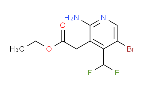 AM134160 | 1805102-56-0 | Ethyl 2-amino-5-bromo-4-(difluoromethyl)pyridine-3-acetate