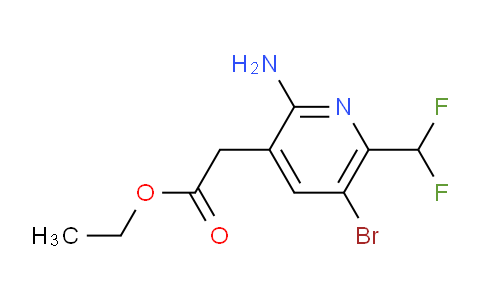 AM134164 | 1806828-35-2 | Ethyl 2-amino-5-bromo-6-(difluoromethyl)pyridine-3-acetate