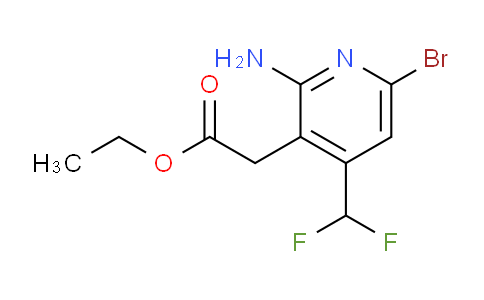 AM134166 | 1805206-55-6 | Ethyl 2-amino-6-bromo-4-(difluoromethyl)pyridine-3-acetate
