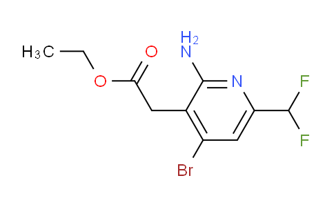 AM134173 | 1805347-56-1 | Ethyl 2-amino-4-bromo-6-(difluoromethyl)pyridine-3-acetate