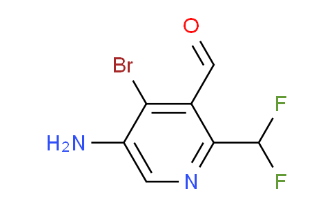 AM134178 | 1804696-10-3 | 5-Amino-4-bromo-2-(difluoromethyl)pyridine-3-carboxaldehyde