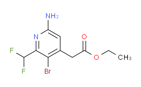 AM134179 | 1805206-50-1 | Ethyl 6-amino-3-bromo-2-(difluoromethyl)pyridine-4-acetate