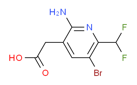 AM134187 | 1806059-64-2 | 2-Amino-5-bromo-6-(difluoromethyl)pyridine-3-acetic acid