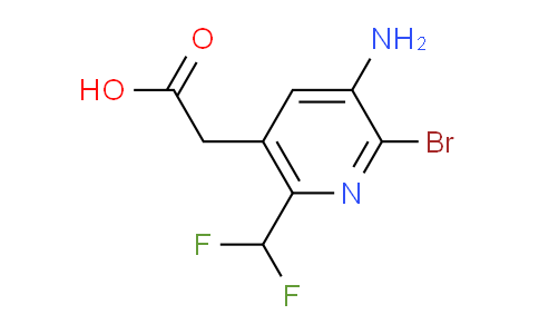 AM134191 | 1806885-89-1 | 3-Amino-2-bromo-6-(difluoromethyl)pyridine-5-acetic acid