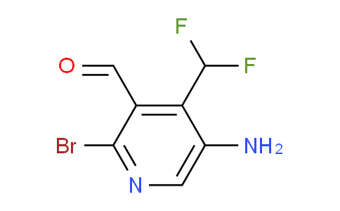 5-Amino-2-bromo-4-(difluoromethyl)pyridine-3-carboxaldehyde