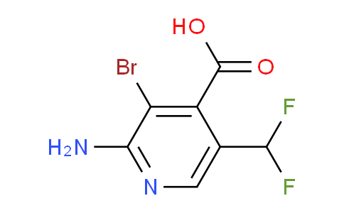 2-Amino-3-bromo-5-(difluoromethyl)pyridine-4-carboxylic acid
