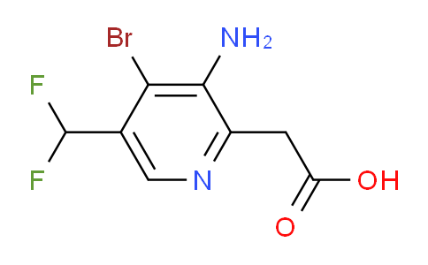 AM134197 | 1806814-87-8 | 3-Amino-4-bromo-5-(difluoromethyl)pyridine-2-acetic acid