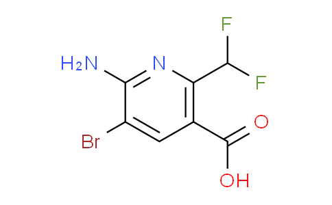 AM134198 | 1806834-71-8 | 2-Amino-3-bromo-6-(difluoromethyl)pyridine-5-carboxylic acid