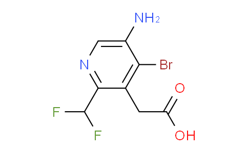 AM134199 | 1806836-60-1 | 5-Amino-4-bromo-2-(difluoromethyl)pyridine-3-acetic acid