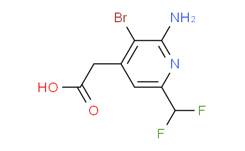 AM134203 | 1805092-37-8 | 2-Amino-3-bromo-6-(difluoromethyl)pyridine-4-acetic acid