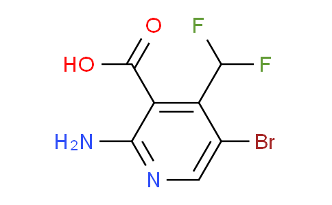 2-Amino-5-bromo-4-(difluoromethyl)pyridine-3-carboxylic acid