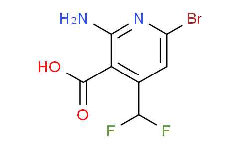 2-Amino-6-bromo-4-(difluoromethyl)pyridine-3-carboxylic acid