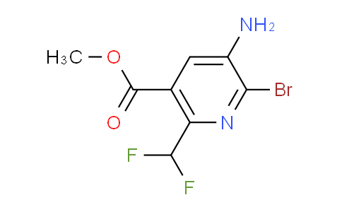 AM134213 | 1806885-13-1 | Methyl 3-amino-2-bromo-6-(difluoromethyl)pyridine-5-carboxylate