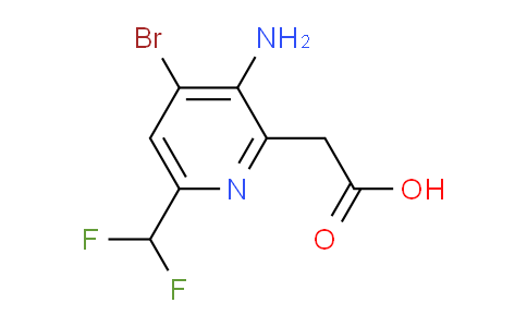 AM134226 | 1804721-26-3 | 3-Amino-4-bromo-6-(difluoromethyl)pyridine-2-acetic acid