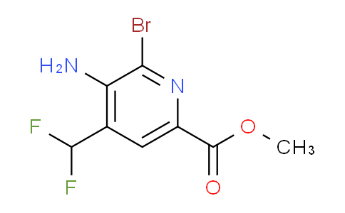 AM134244 | 1806814-17-4 | Methyl 3-amino-2-bromo-4-(difluoromethyl)pyridine-6-carboxylate