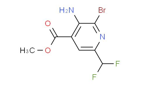 AM134245 | 1805054-22-1 | Methyl 3-amino-2-bromo-6-(difluoromethyl)pyridine-4-carboxylate