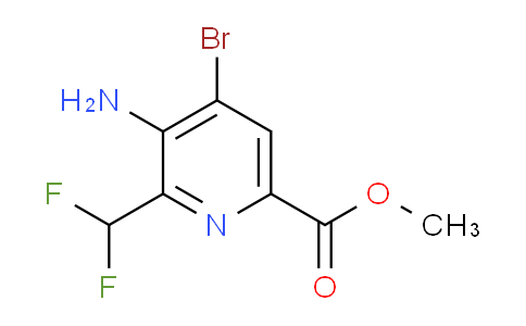 AM134247 | 1805054-24-3 | Methyl 3-amino-4-bromo-2-(difluoromethyl)pyridine-6-carboxylate