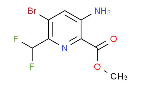 AM134254 | 1805054-27-6 | Methyl 3-amino-5-bromo-6-(difluoromethyl)pyridine-2-carboxylate