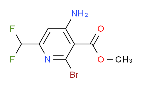 AM134261 | 1805090-90-7 | Methyl 4-amino-2-bromo-6-(difluoromethyl)pyridine-3-carboxylate