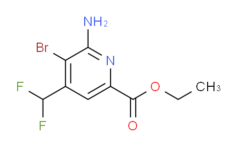 AM134275 | 1805054-51-6 | Ethyl 2-amino-3-bromo-4-(difluoromethyl)pyridine-6-carboxylate