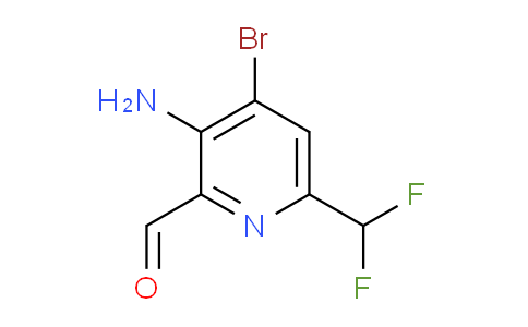 AM134283 | 1805264-14-5 | 3-Amino-4-bromo-6-(difluoromethyl)pyridine-2-carboxaldehyde