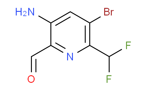 3-Amino-5-bromo-6-(difluoromethyl)pyridine-2-carboxaldehyde