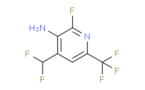 AM134287 | 1805324-54-2 | 3-Amino-4-(difluoromethyl)-2-fluoro-6-(trifluoromethyl)pyridine