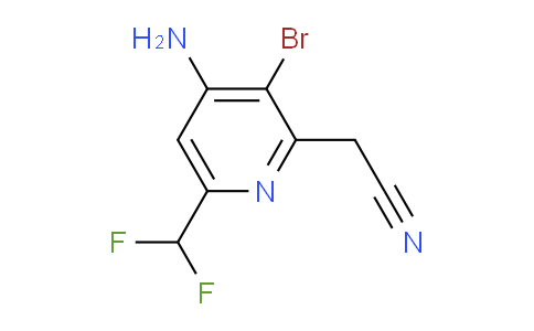 AM134291 | 1805338-82-2 | 4-Amino-3-bromo-6-(difluoromethyl)pyridine-2-acetonitrile