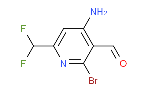 4-Amino-2-bromo-6-(difluoromethyl)pyridine-3-carboxaldehyde