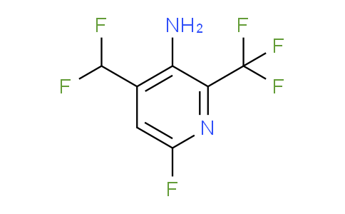 3-Amino-4-(difluoromethyl)-6-fluoro-2-(trifluoromethyl)pyridine