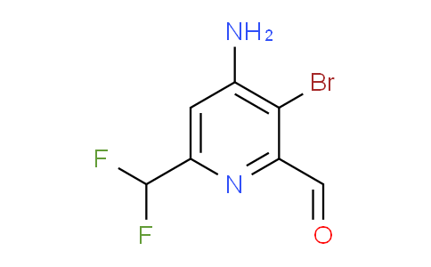 AM134302 | 1805053-85-3 | 4-Amino-3-bromo-6-(difluoromethyl)pyridine-2-carboxaldehyde